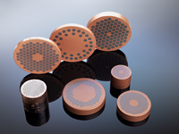 Typical niobium-titanium-copper composite superconductors suitable for MRI magnets.