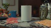Sonos Fabric powers two new Sonos 27 features. Turn your Move 2's or Sonos Play's into portable surrounds the instant they’re moved into position. Link your Sonos Ace Ultra headphones with the system to push and pull sound between nearby speakers and your ears.