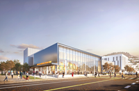 Rendering of the Diego Rivera Performing Arts Center (source: TEF Design)