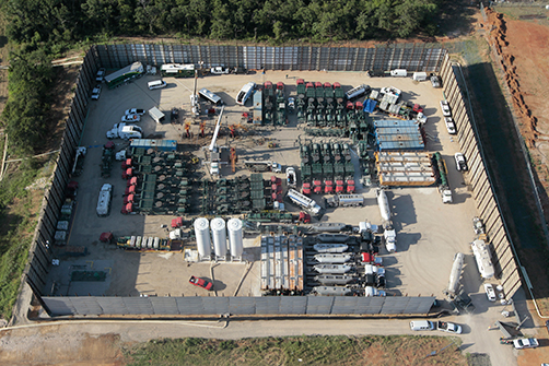 FTS International well completion operation